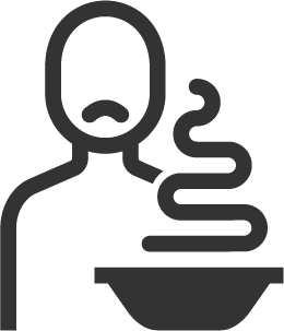 Person with loss of appetite